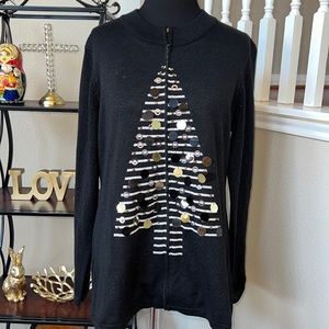 Berek women’s zip up top size large